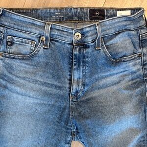 AG Mari high rise straight jeans